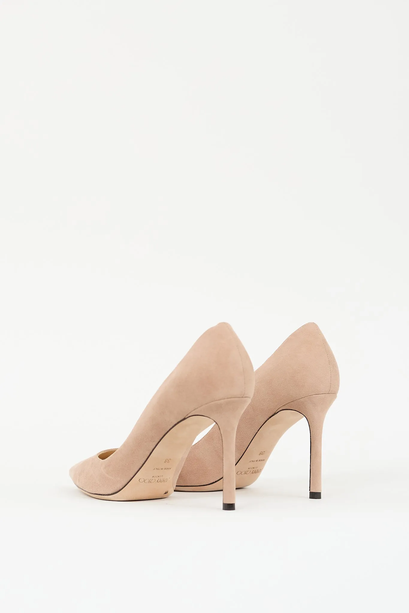 Beige Suede Romy 85 Pump
