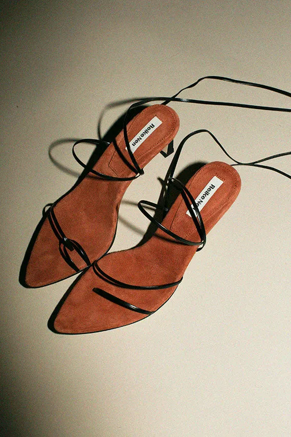 Black & Rose Odd Sandal