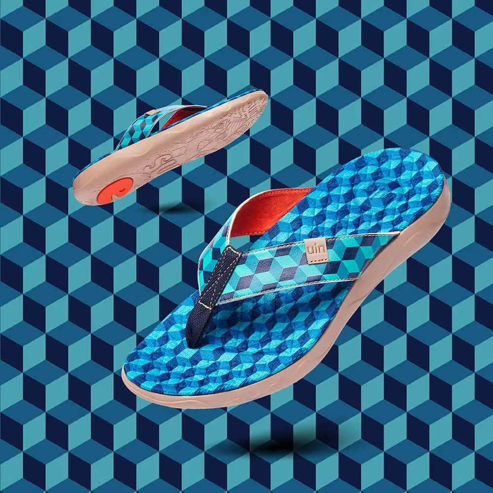 Rubik's Cube Men Majorca Flip Flops