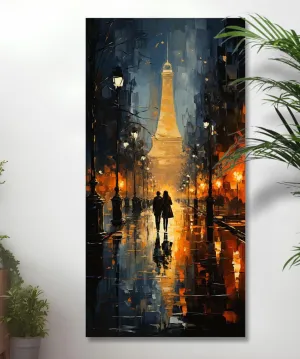 SAF paintings Unframed Rolled Art Print||Vintage Couple Canvas Wall Art Print for Home Décor And Office||Unframed canvas Painting For Wall decor||Home wall and Office Interior CR-203
