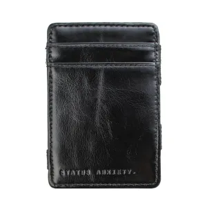 Status Anxiety Flip Magic Wallet - Black