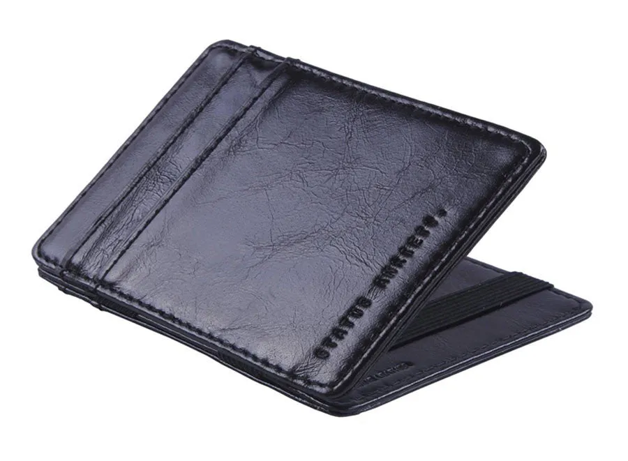 Status Anxiety Flip Magic Wallet - Black