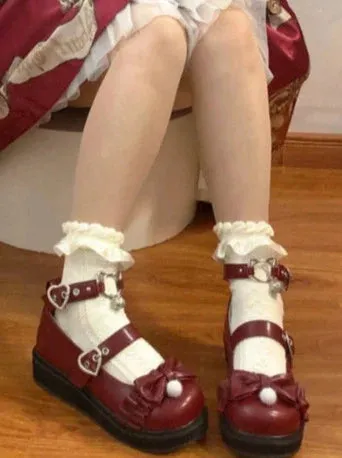 Toe Colorita Retro Soft Shoes Meowko Girl Round